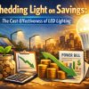 Savings on LED lighting